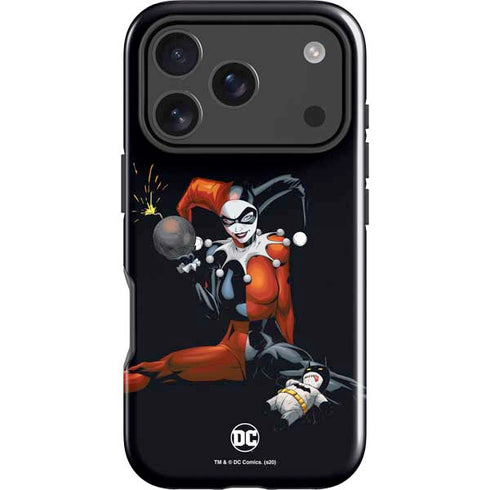 DC Comics Harley Quinn Playfull Pose iPhone 18 Pro Impact Case