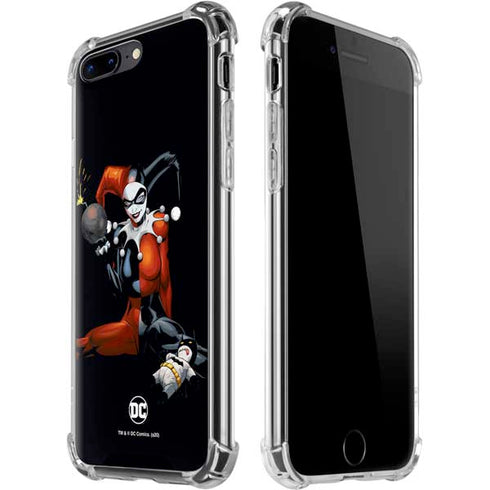 DC Comics Harley Quinn Playfull Pose iPhone Cases