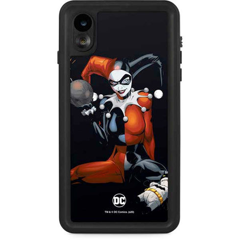 DC Comics Harley Quinn Playfull Pose iPhone Cases