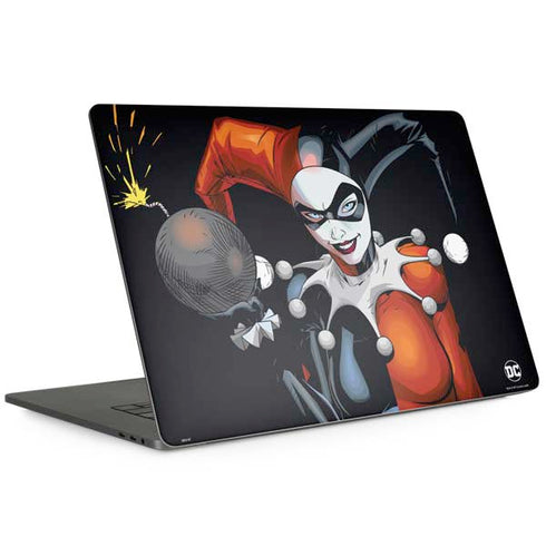 DC Comics Harley Quinn Playfull Pose MacBook Skins