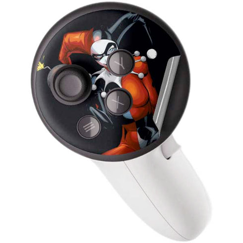 DC Comics Harley Quinn Playfull Pose Meta Quest 3S Skin