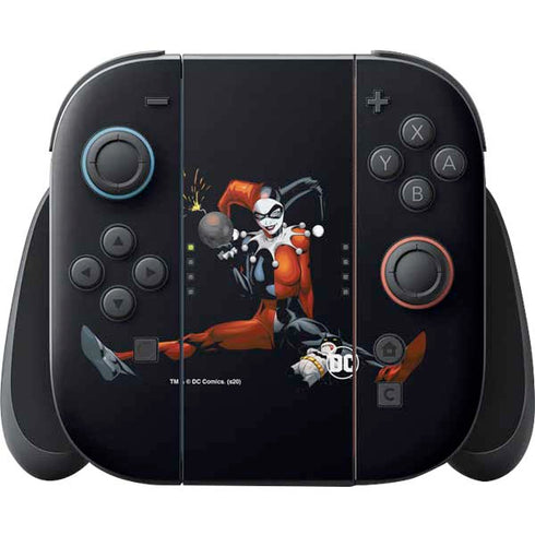 DC Comics Harley Quinn Playfull Pose Nintendo Skins