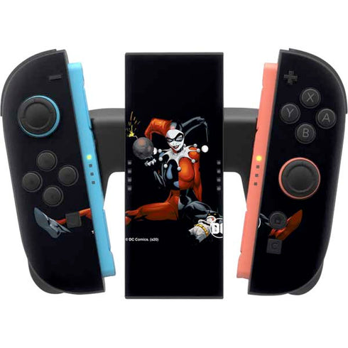 DC Comics Harley Quinn Playfull Pose Nintendo Switch 2 (2025) Joy-Con Controller Skin
