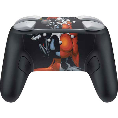 DC Comics Harley Quinn Playfull Pose Nintendo Switch 2 (2025) Pro Controller Skin