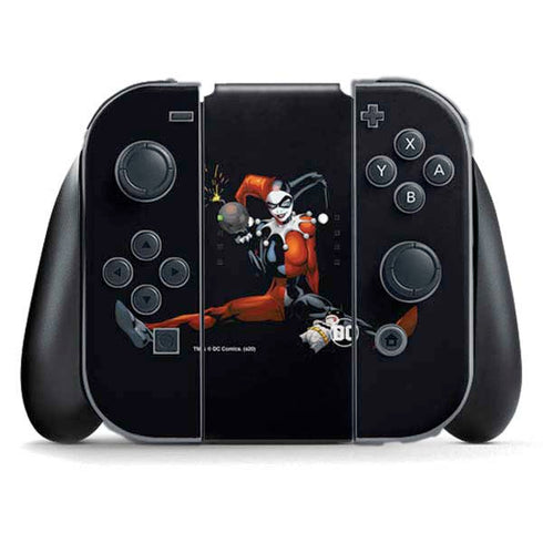 DC Comics Harley Quinn Playfull Pose Nintendo Skins