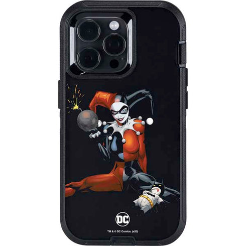 DC Comics Harley Quinn Playfull Pose Otterbox Defender iPhone Skin