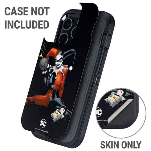 DC Comics Harley Quinn Playfull Pose Otterbox Defender iPhone Skin