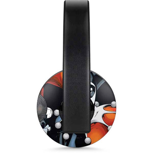DC Comics Harley Quinn Playfull Pose PlayStation 4 Gold Wireless Headset Skin