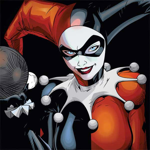 DC Comics Harley Quinn Playfull Pose PlayStation 4 Gold Wireless Headset Skin