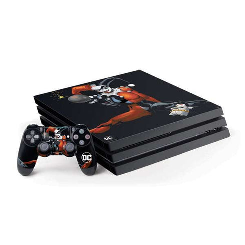DC Comics Harley Quinn Playfull Pose PlayStation PS4 Skins