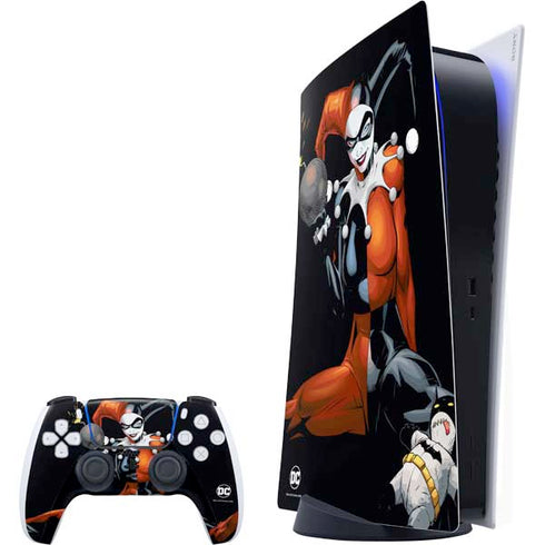 DC Comics Harley Quinn Playfull Pose PlayStation PS5 Skins
