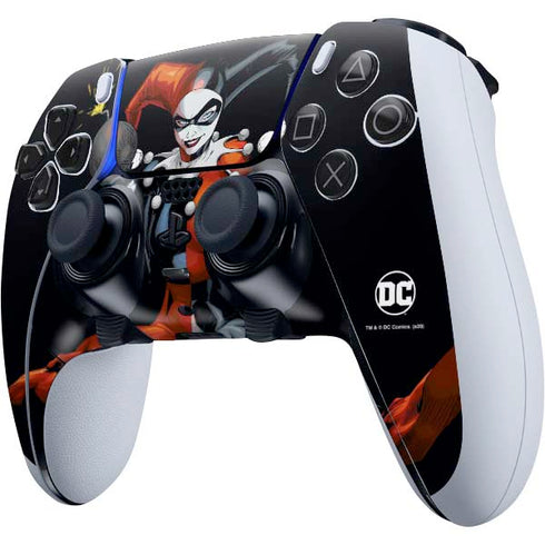 DC Comics Harley Quinn Playfull Pose PS5 DualSense Edge Pro Controller Skin