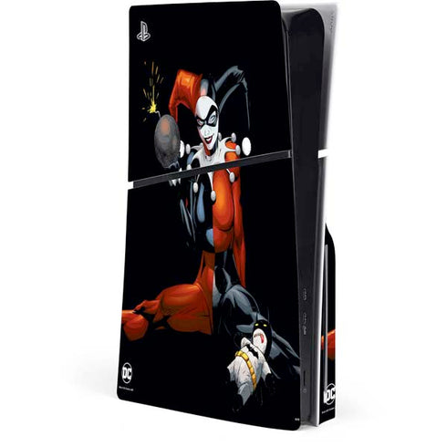 DC Comics Harley Quinn Playfull Pose PlayStation PS5 Skins