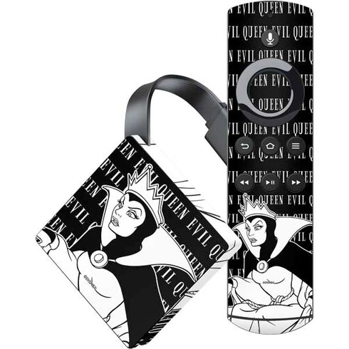 Disney Villains Evil Queen Black and White Amazon Fire TV Skin