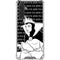 Disney Villains Evil Queen Black and White Galaxy A17 Clear Case