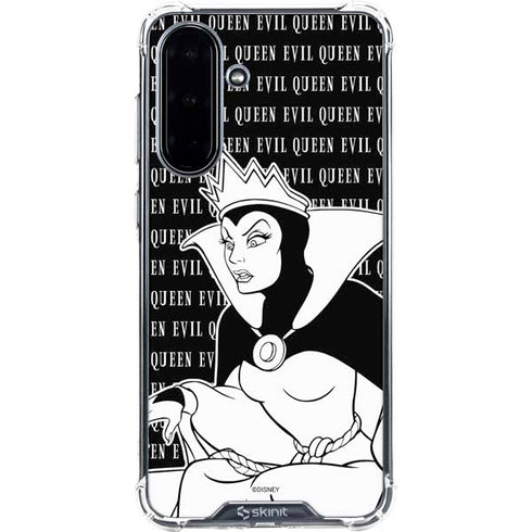 Disney Villains Evil Queen Black and White Galaxy A36 5G Clear Case