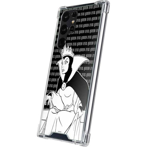Disney Villains Evil Queen Black and White Galaxy S23 Ultra Clear Case