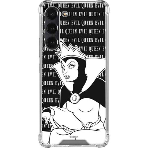 Disney Villains Evil Queen Black and White Galaxy S24 FE Clear Case