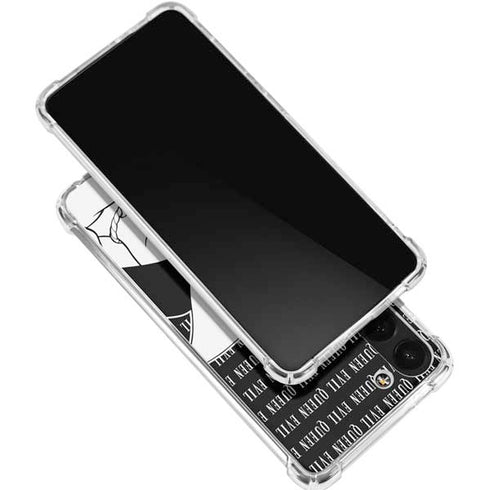 Disney Villains Evil Queen Black and White Galaxy S24 FE Clear Case