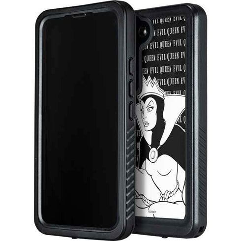 Disney Villains Evil Queen Black and White Galaxy S24 Plus Waterproof Case