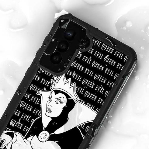 Disney Villains Evil Queen Black and White Galaxy S24 Plus Waterproof Case