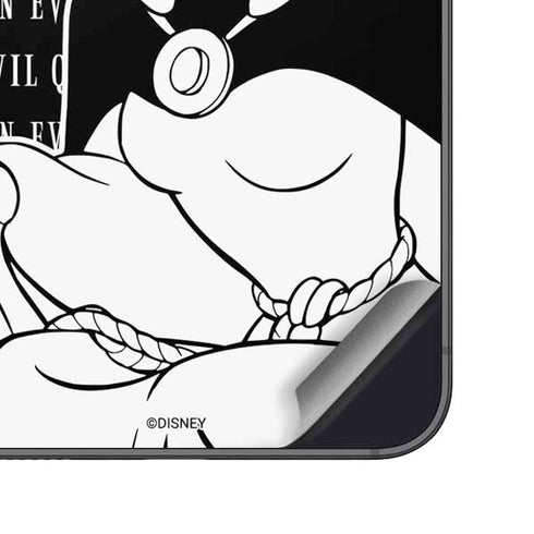 Disney Villains Evil Queen Black and White Galaxy S25 Skin