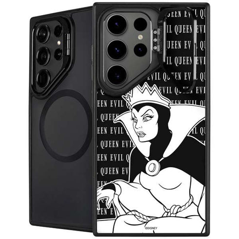 Disney Villains Evil Queen Black and White Galaxy S25 Ultra Kickstand Case