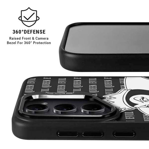 Disney Villains Evil Queen Black and White Galaxy S25 Ultra Kickstand Case