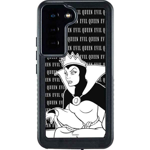 Disney Villains Evil Queen Black and White Galaxy S24 Waterproof Case