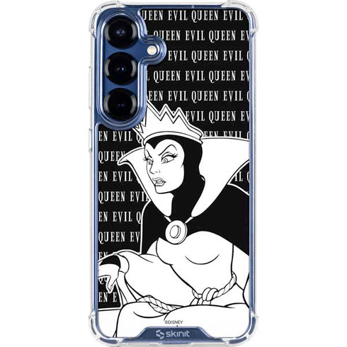 Disney Villains Evil Queen Black and White Galaxy S25 Plus Clear Case