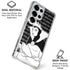 Disney Villains Evil Queen Black and White Galaxy S25 Ultra Clear Case