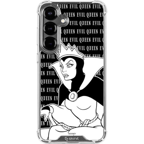 Disney Villains Evil Queen Black and White Galaxy S26 Clear Case