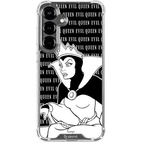 Disney Villains Evil Queen Black and White Galaxy S26 Plus Clear Case