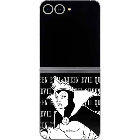 Disney Villains Evil Queen Black and White Galaxy Z Flip6 Skin