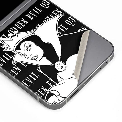 Disney Villains Evil Queen Black and White Galaxy Z Flip6 Skin
