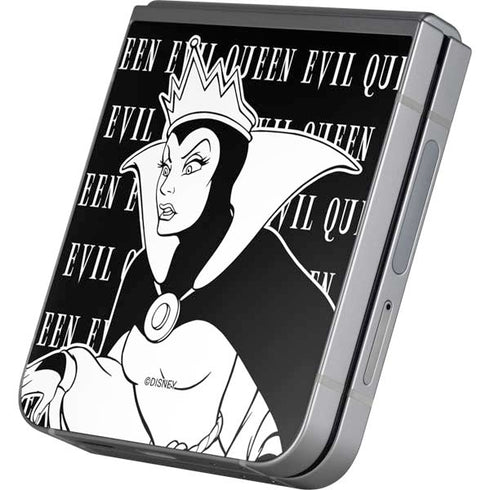 Disney Villains Evil Queen Black and White Galaxy Z Flip6 Skin