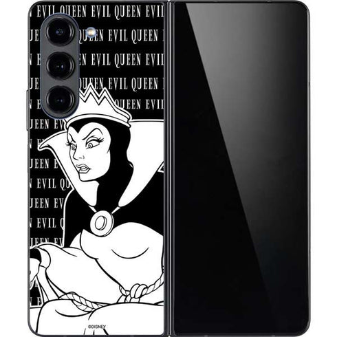 Disney Villains Evil Queen Black and White Galaxy Z Fold5 5G Skin