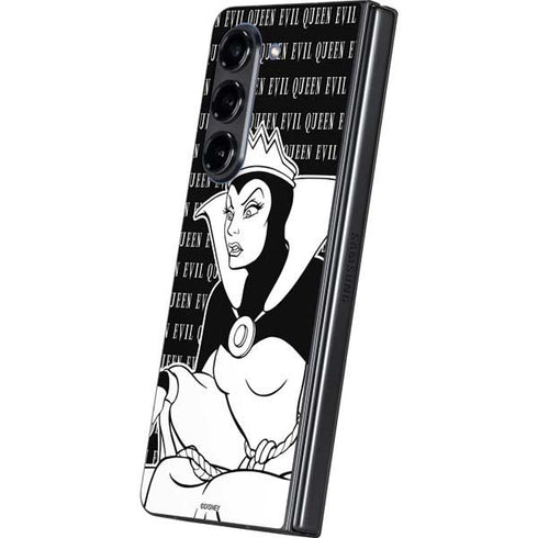 Disney Villains Evil Queen Black and White Galaxy Z Fold5 5G Skin