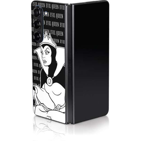 Disney Villains Evil Queen Black and White Galaxy Z Fold5 5G Skin