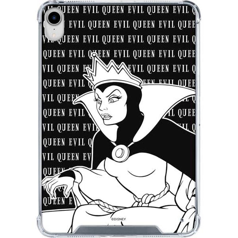 Disney Villains Evil Queen Black and White iPad 11th Gen (2025) Clear Case