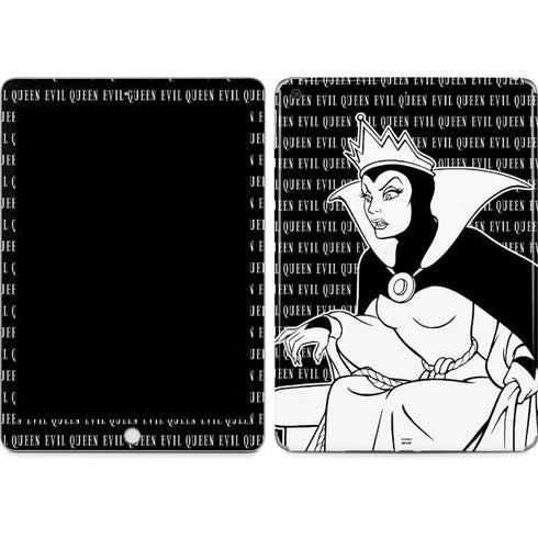 Disney Villains Evil Queen Black and White Apple iPad Skin