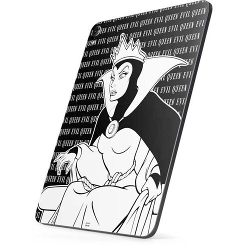 Disney Villains Evil Queen Black and White Apple iPad Pro Skin