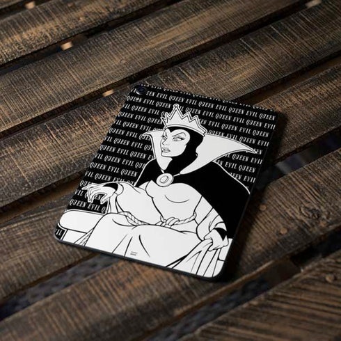 Disney Villains Evil Queen Black and White Apple iPad Pro Skin