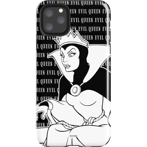 Disney Villains Evil Queen Black and White iPhone Cases