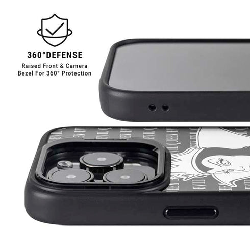 Disney Villains Evil Queen Black and White iPhone 14 Pro Kickstand Case