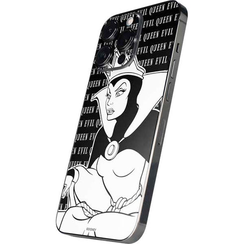 Disney Villains Evil Queen Black and White iPhone 15 Pro Max Skin