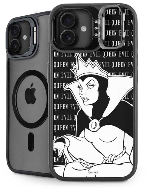 Disney Villains Evil Queen Black and White iPhone 16 Plus Kickstand Case