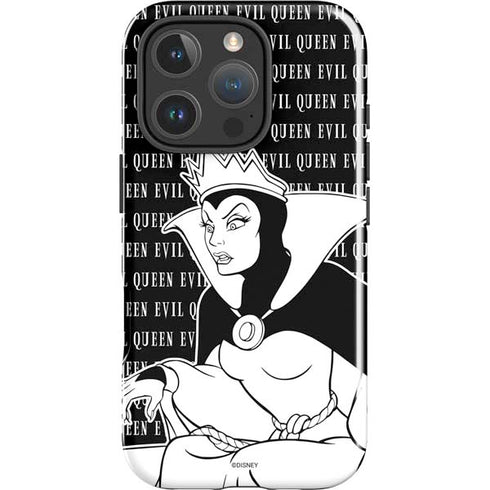 Disney Villains Evil Queen Black and White iPhone 16 Pro Impact Case