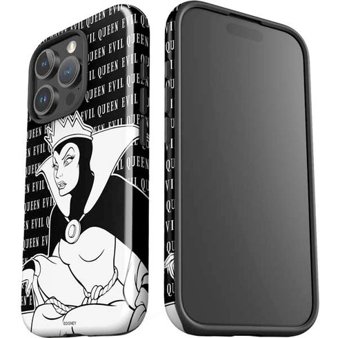 Disney Villains Evil Queen Black and White iPhone 16 Pro Max Impact Case