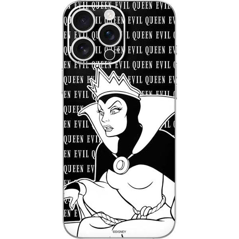 Disney Villains Evil Queen Black and White iPhone 16 Pro Max Skin